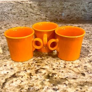 Fiesta set of three mugs